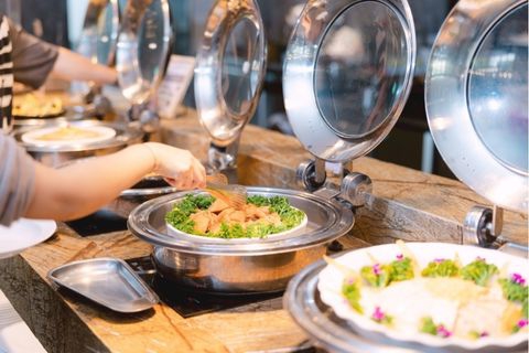 蔬食全自助午餐| 花蓮鄉親免一成服務費